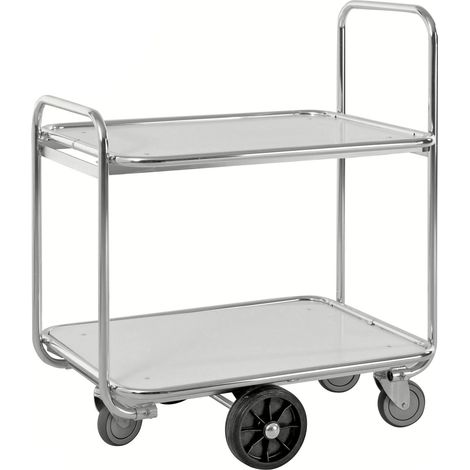 Carrello prendi ordini 2 ripiani, LxPxH (mm) 1300x630x 100 - Kongamek KM8500-2L