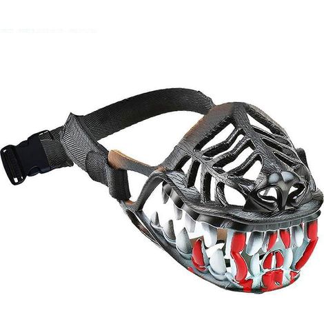 Muselière effrayante pour chien pour Halloween, muselière hilarante avec de grandes dents effrayantes, cette muselière de loup-garou pourrait être le costume d'Halloween le plus cool pour vous