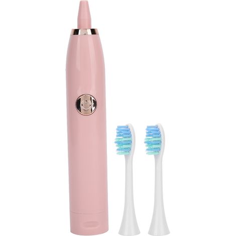 Brosse à dents électrique sonique pour adultes, étanche, vibrations douces, design rose, automatique (1/5)