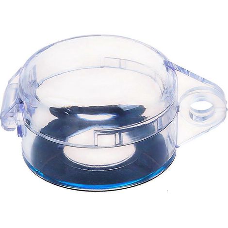 10 petites boîtes à monnaie transparentes en plastique de 23 mm (1/5)