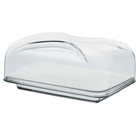 Haier HAGCB40 Cheese Box, con Vassoio, Tagliere in Porcellana e Coperchio, Rettangolare, Elegante, 25,5x18x11,5 cm, Haier by Guzzini (1/5)