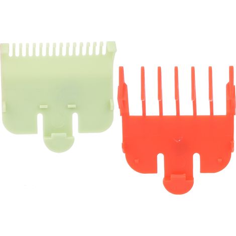 Peignes de guidage de rechange pour tondeuse à cheveux professionnelle - Accessoires tondeuse barbe et cheveux - Rouge/Vert (1/5)