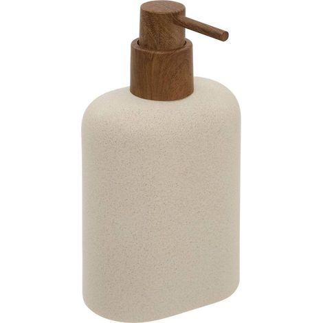 Distributeur de savon argileo ovale 350ml beige - 5five (1/3)