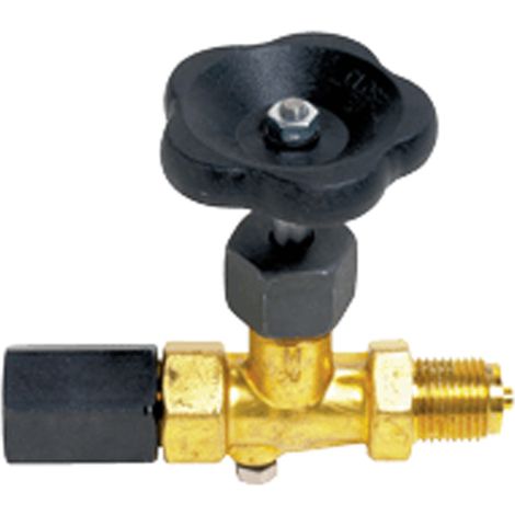Robinet porte-manomètre haute pression - mâle femelle 1/2" (15/21) avec écrou tendeur - Sferaco