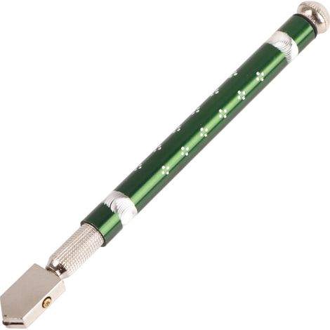 Coupe-verre professionnel anti-dérapant avec manche en alliage d'aluminium (vert) (1/5)
