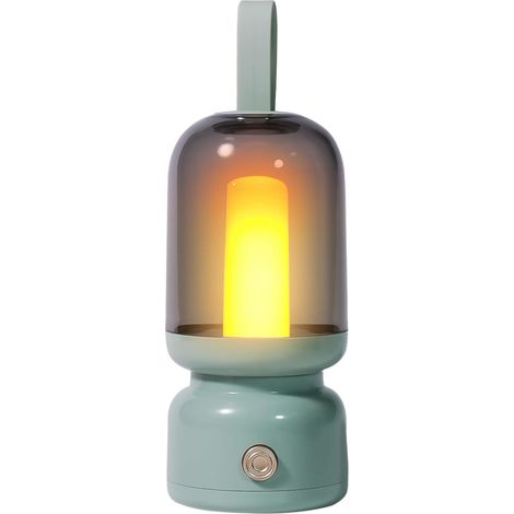 Lampe torche - Éclairage de camping - Lampe de table nocturne sans fil, alimentée par batterie, équipement de camping, pour randonnée, trekking, chambre, salon, croisière et coupure de courant (1/5)