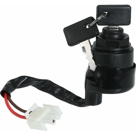 Green Mobility-Remplacement Pour Interrupteur A Cle D'Allumage De Chariot De Golf Yamaha Et Cles A Essence Ou Electrique G11 G16 G21 9604 Jn88251009, Noir (1/5)
