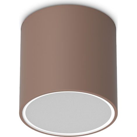 Ideal Lux Lampada da soffitto moderna Techo 1 luce GU10 IP54 coffee metallo