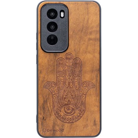 Custodia in legno Bewood per Oppo Reno 12 5G HAMSA IMBUIA (1/5)