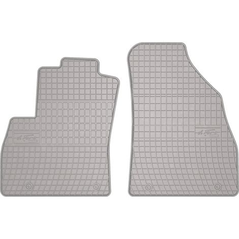 Tappetini in gomma per auto per: Fiat Fiorino III kombivan (2007-2017) - grigio coordinato (1/5)