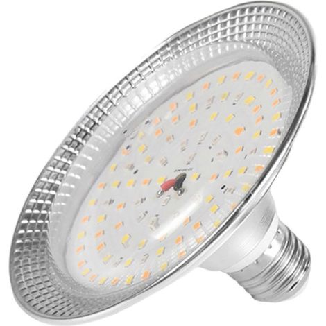 E27 18W LED-Pflanzenlampe, 4000K Spektrum, wasserdichte Lampe für Indoor-Gärten und Gewächshäuser