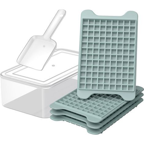 Mini moldes para gelatina para el refrigerador, juego de 4 moldes para triturar gelatina. (1/5)