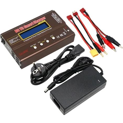 B6 V3 Équilibreur de Batterie Chargeur LiHv Lipo NiMh Li-ION pour Chargeur RC FPV Drone Car Boat, Prise EU (1/5)
