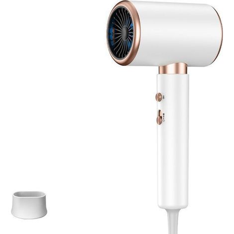 Sèche Cheveux 2000W Professionnel Chaud et Froid Hair Dryer Puissant 2 Vitesses 1 Diffuseur Thermo pour Voyage Salon (1/4)
