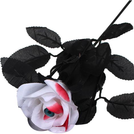 Fleur artificielle Rose vive et réaliste pour décoration de fête Cosplay, accessoires Photo (1/5)
