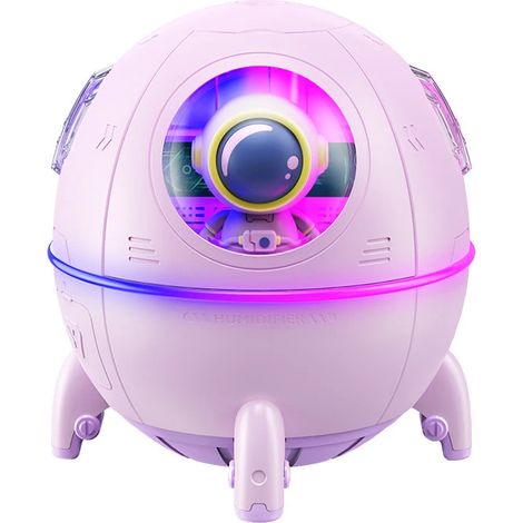 (Violet clair, USB) Humidificateur/purificateur d'air d'aromathérapie, diffuseur d'arômes électrique USB (1/5)