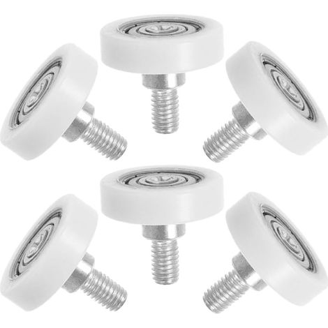 de rechange pour portes coulissantes lot de 6 petites roues (1/5)