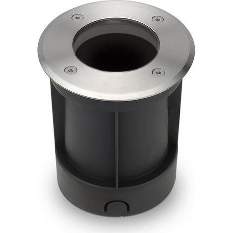 LED Bodeneinbaustrahler rund Edelstahl 230V IP67 - Leuchtmittel: Ohne - Anzahl: 1x (1/5)
