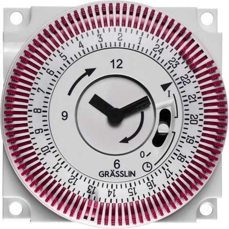 Grässlin 02.76.1003.1 FM/1 QRTuZH ✔ Analoges Zeitschaltmodul, Schaltsegment für Innen- und Außenbereich, Einbau (1/5)