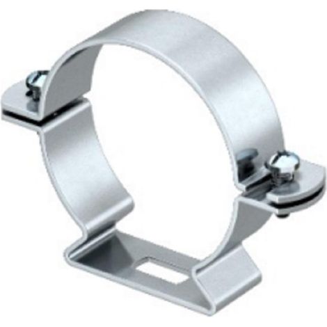 Obo 21 g 1361619  zadel gesl  733 staffa con foro allungato, 1361619