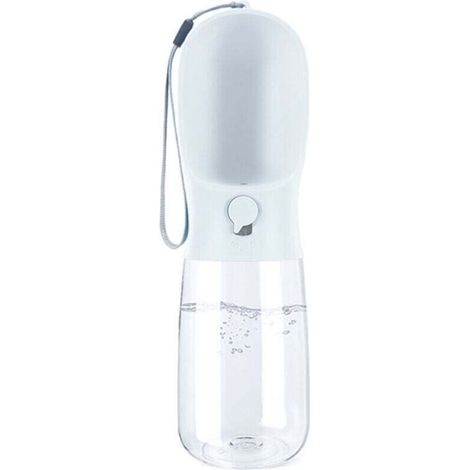 Bouteille d'eau pour chien, bouteille d'eau de voyage portable pour promener le chien, fontaine à boire extérieure multifonctionnelle pour chiens et chats