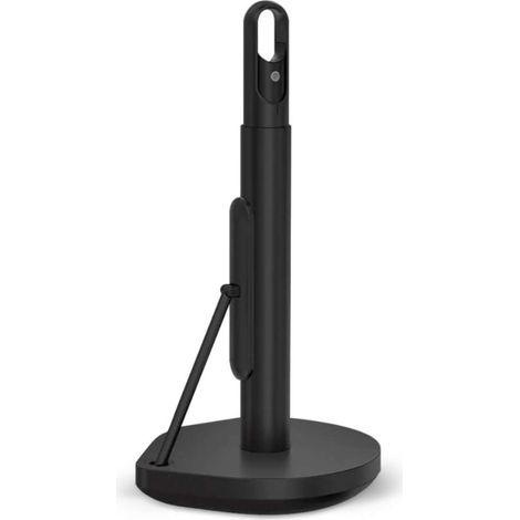Simplehuman - Porte-rouleau de papier essuie-tout, avec pulvérisateur, noir KT1200 (1/4)