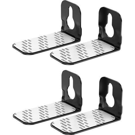 Compatible With Samsung/Sony/Lg Home Cinema Speaker Accessories Bracket Wall Mount Holder Samsung Stand Sony Metal Mount Accessories, Lg Accessories Rack (Black) 2 Pieces (1/5)