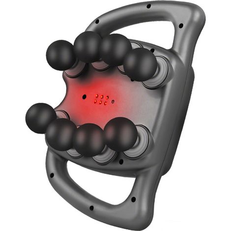 Pistolet de massage musculaire à 9 modes et 99 niveaux d'intensité, tête de 8/16, appareil de massage haute fréquence pour la nuque, les épaules et la taille.-AquaForge