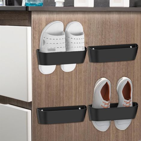 Portechaussures mural pour campingcar, organisateur de chaussures de camping sans perçage, autocollant ou perçage, portechaussures mural pour campingcar, camping, salle de bain, salon (1/5)
