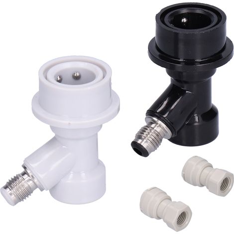 Adaptateur à verrouillage à bille 5/16 po 3/8 po - 1/4 po, raccord rapide pour fût de bière Cornelius Corny Keg (1/5)