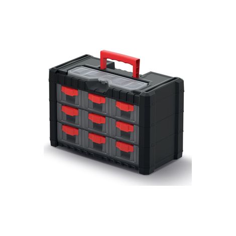 ORGANIZADOR CERRADO DE HERRAMIENTAS KISTENBERG 9 CAJONES MULTICASE CARGO ORGANISER 20X40X26