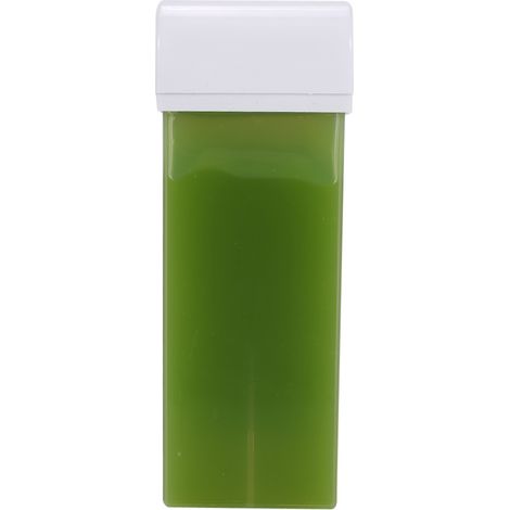 Cire dépilatoire professionnelle 100 g, adaptée à l'épilation des bras, des jambes, des aisselles et autres zones du corps (saveur kiwi). (1/5)