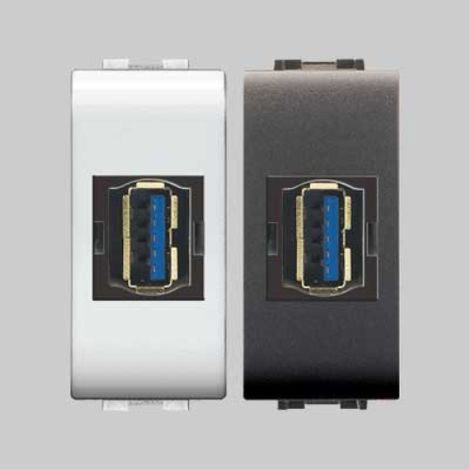 Presa standard usb grigio EC ELETTROCANALI (1/3)