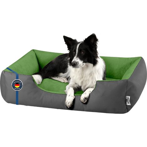 Lit pour Chien L - Oreiller - Panier - Canapé - Housse Amovible, Lavable, pour Moyen-Petits Chiens (1/5)