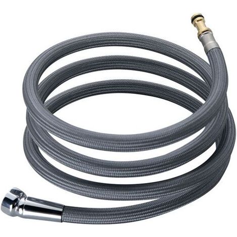 Tuyau de remplacement pour robinets de cuisine Moen 159560, adaptateur de douchette de remplacement pour robinet Moen A112.18.1M, tuyau pour robinet d'évier, raccord en laiton, 150 cm (59 pouces). (1/5)