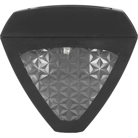 Applique murale solaire LED à lumière douce et chaude, longue autonomie, IP44, idéale pour la maison, la cour, la pelouse et le jardin. (1/5)