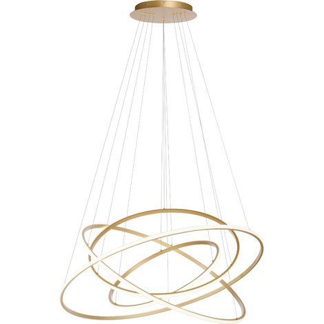 Lampada sospensione LED Tessara Paul Neuhaus oro 97W (1/5)
