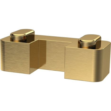 Wetroom Accessories Screen Support Foot - Brushed Brass