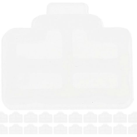 100pcs Silicone RJ45 Dust Covers for Ethernet Hub Port - Small Plugs Stoppers for RJ45 Female Port Devices, TV, Computer, Other Devices (1/5)
