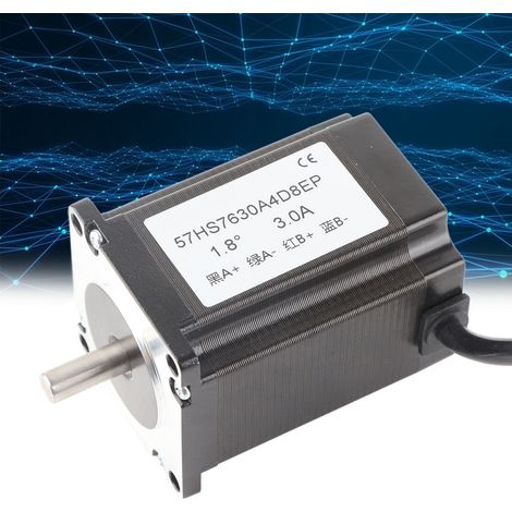 Maskenherstellungsmaschine mit Schrittmotor 57, Durchmesser 76 mm, Drehmoment 1,8 Nm, ein-/zweiachsig, Graviermaschine 3A, einachsig 57HS7630A4D8. (1/5)