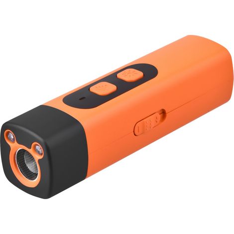 Dispositivo antiladridos con pantalla HD y luz LED, previene comportamientos no deseados (1 unidad amarilla) (1/5)
