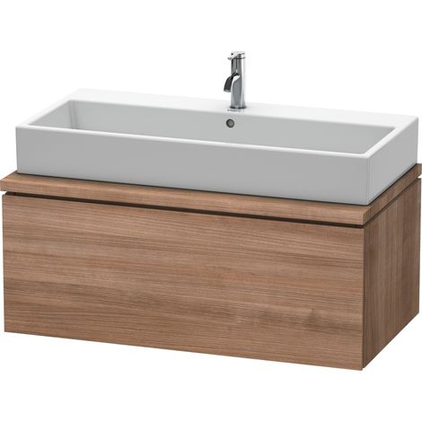 Duravit L-Cube Unidad de lavabo para consola Ancho 1020mm, profundidad 547mm, 1 extraíble, color: Cerezo del Tesino - LC581407373 (1/5)