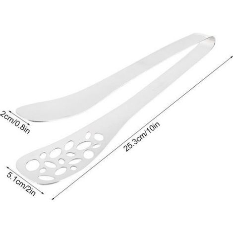 1 Pince alimentaire, Acier inoxydable, Ergonomique, Argent, Buffet et cuisine (1/5)