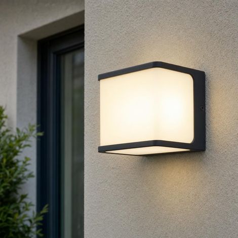 Applique esterna TELIN LED 15W 3000K IP54 antracite Lutec (1/5)