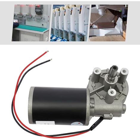 DC-Motor, DC-Getriebemotor, elektrischer Getriebemotor 220 RPM 80W Motor verfügt über eine PWM-Drehzahlregelung (Rechts) (1/5)