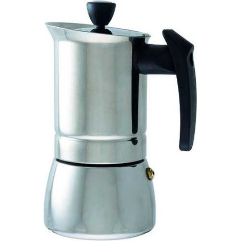 Cafetera Acero Inox Steel 6 Tazas HABITEX