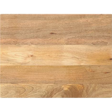 Tischplatte 80x70x3,8 cm Rechteckig Massivholz Mango