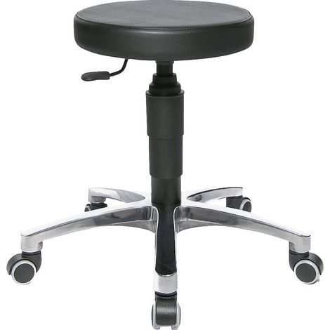 Topstar, Tabouret pivotant TEC 70, habillage similicuir, noir