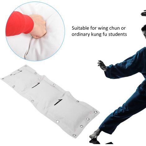 Sac de frappe mural triple cible pour Wing Chun, boxe, Muay Thai et Sanda avec fermeture éclair