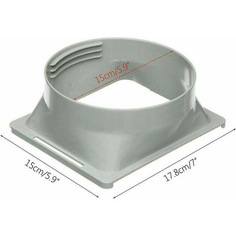 Adattatore per tubo flessibile di interfaccia per il condotto di scarico del condizionatore portatile, facile da usare, nuovo di zecca. (1/5)